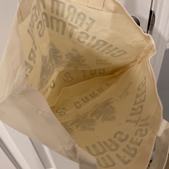 Christmas Trees Canvas Tote Bag - Picture 4 of 6